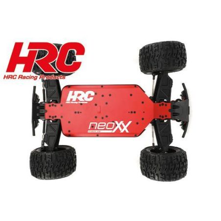 Voiture Auto - 1/10 XL Electrique- 4WD Pickup Truck - RTR - HRC NEOXX - Brushless - Scrapper V2 ROUGE/NOIR