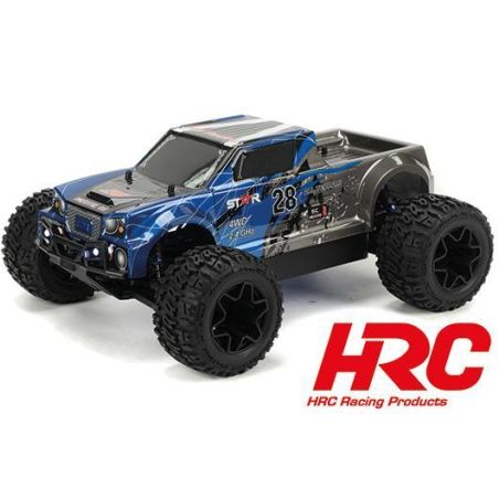 Voiture Auto - 1/10 XL Electrique- 4WD Pickup Truck - RTR - HRC NEOXX - Brushless - Scrapper V2 BLEU/NOIR