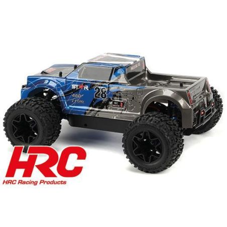 Voiture Auto - 1/10 XL Electrique- 4WD Pickup Truck - RTR - HRC NEOXX - Brushless - Scrapper V2 BLEU/NOIR