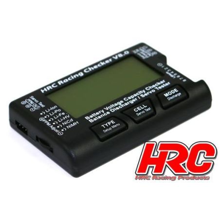 Analyseur de batterie et de servo - 1~8S - Checker & Balancer avec affichage en pourcentage de l'état de l'accu