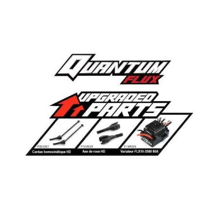 Voiture QUANTUM XT 1/10 4X4 FLUX ARGENT