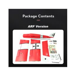 Avion OMPHOBBY Fun Stick Balsa rouge avion 1.65m ARF 2