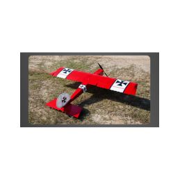 Avion OMPHOBBY Fun Stick Balsa rouge avion 1.65m PNP 2