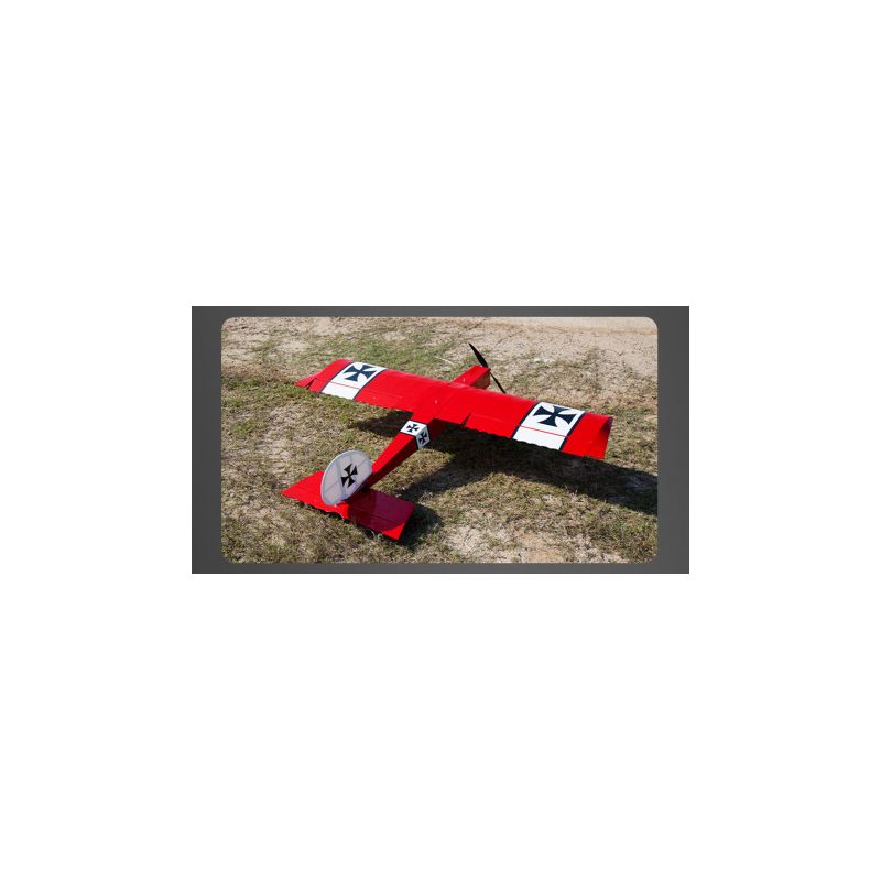 Avion OMPHOBBY Fun Stick Balsa rouge avion 1.65m PNP