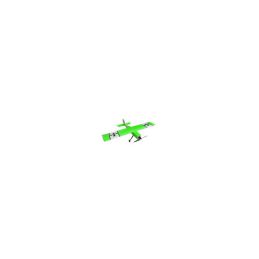 Avion OMPHOBBY Fun Stick Balsa vert avion 1.65m PNP