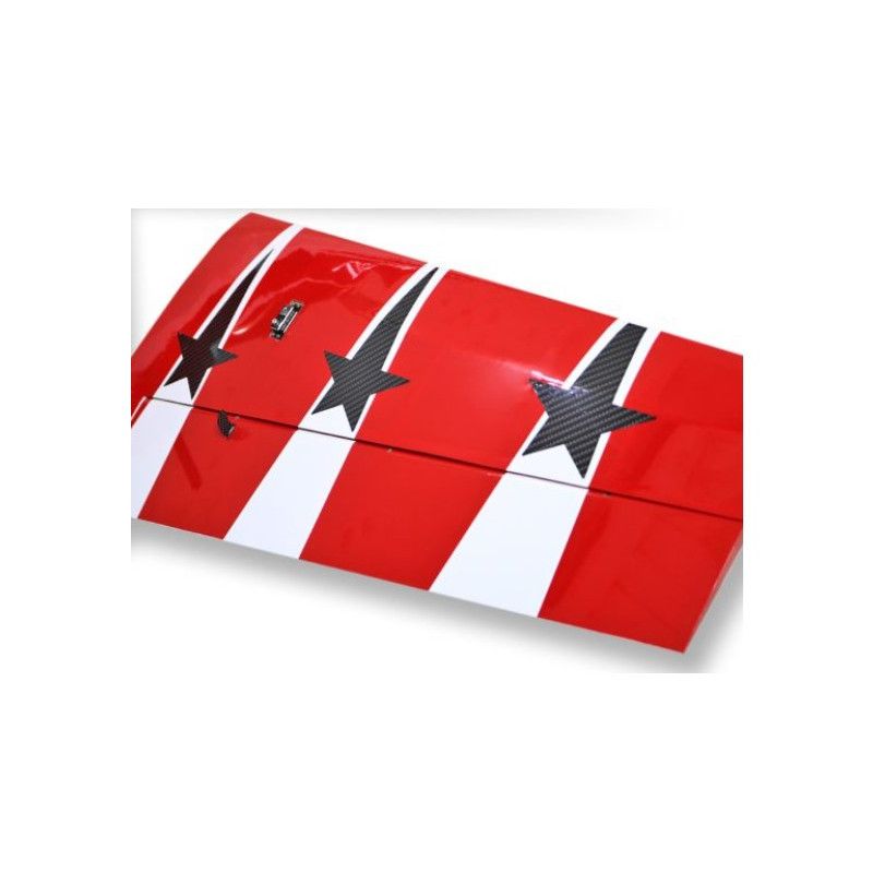 Avion Precision Aerobatics Katana 60 Rouge/Blanc ARF env.1.52m