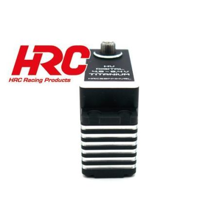 Servo - Digital - HV High Speed - 40x37x20mm - 44kg/cm - Brushless - Pignons Titanium - Etanche - Double roulement à billes