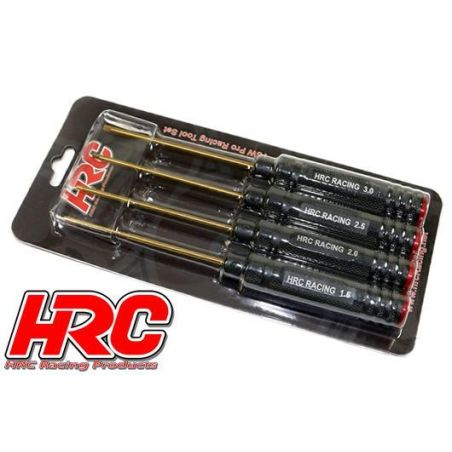 Outil Set - HRC - Titanium - Clé hexagonale 1.5 / 2 / 2.5 / 3mm