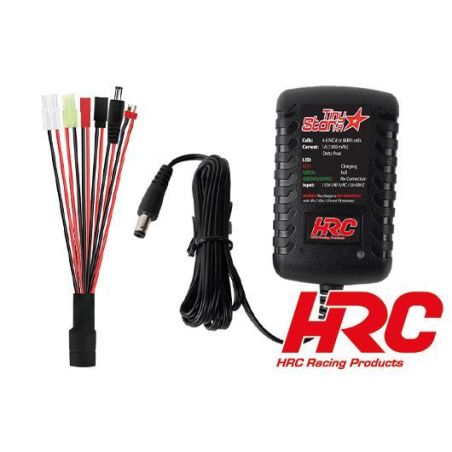 Chargeur - 110V~240V - HRC Tiny Star - 1A Delta Peak - pour accus 4~8 éléments NiCD / NiMH