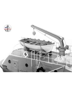 Bateau chalutier Maquette navigante Le Marignan construction bois 2