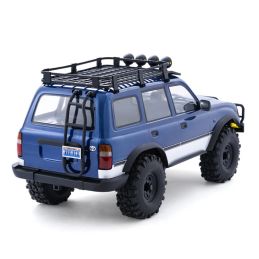 Voiture 1/10 Toyota Land cruiser 80 FCX10Pro scaler ARTR kit (RS ver.) - blue 2