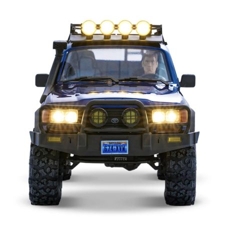 Voiture 1/10 Toyota Land cruiser 80 FCX10Pro scaler ARTR kit (RS ver.) - blue | Ventedemodelisme.fr