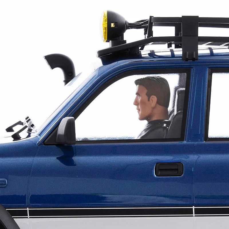 Voiture 1/10 Toyota Land cruiser 80 FCX10Pro scaler ARTR kit (RS ver.) - blue | Ventedemodelisme.fr