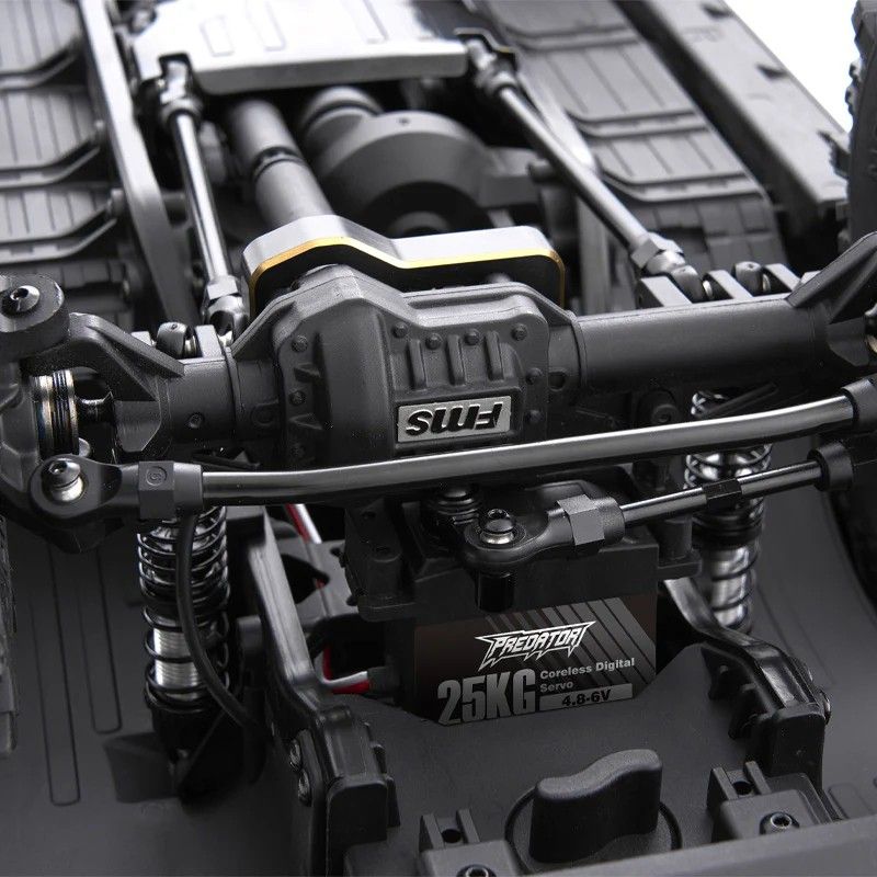 Voiture 1/10 Toyota Land cruiser 80 FCX10Pro scaler ARTR kit (RS ver.) - blue | Ventedemodelisme.fr