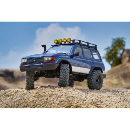 Voiture 1/10 Toyota Land cruiser 80 FCX10Pro scaler ARTR kit (RS ver.) - blue | Ventedemodelisme.fr