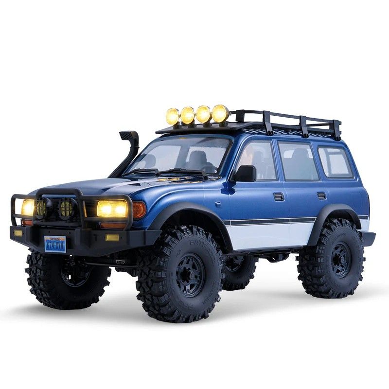 Voiture 1/10 Toyota Land cruiser 80 FCX10Pro scaler ARTR kit (RS ver.) - blue | Ventedemodelisme.fr