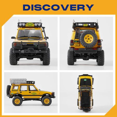 Voiture 1/24 Land rover Discovery 1st gen. FCX24M crawler RTR - camel Trophy