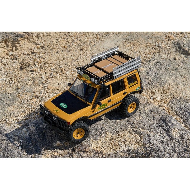 Voiture 1/24 Land rover Discovery 1st gen. FCX24M crawler RTR - camel Trophy