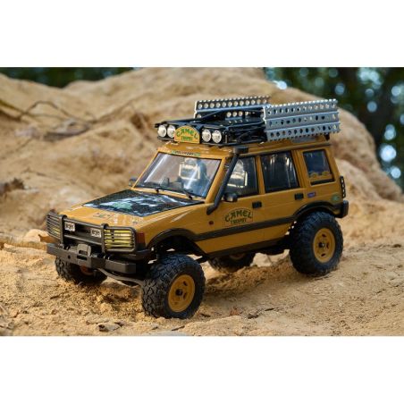 Voiture 1/24 Land rover Discovery 1st gen. FCX24M crawler RTR - camel Trophy