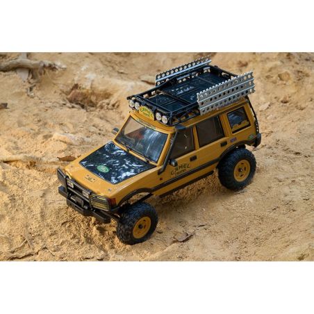 Voiture 1/24 Land rover Discovery 1st gen. FCX24M crawler RTR - camel Trophy