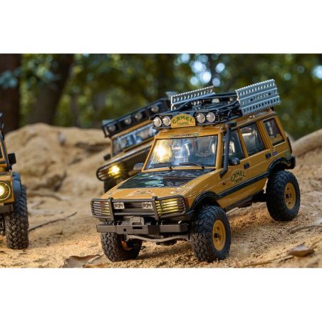Voiture 1/24 Land rover Discovery 1st gen. FCX24M crawler RTR - camel Trophy