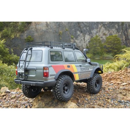 Voiture 1/10 Toyota Land cruiser 80 FCX10 scaler ARTR kit (RS version) - Grey | Ventedemodelisme.fr