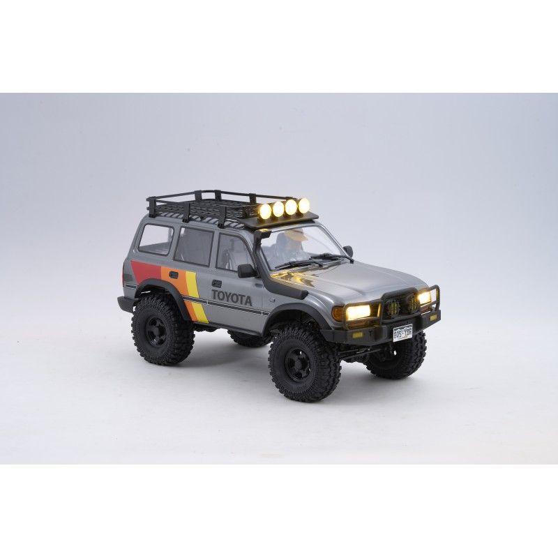 Voiture 1/10 Toyota Land cruiser 80 FCX10 scaler ARTR kit (RS version) - Grey