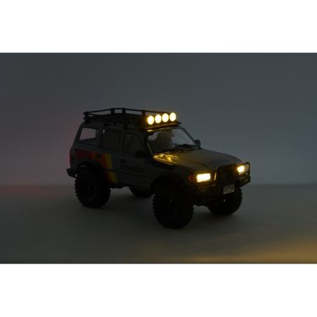 Voiture 1/10 Toyota Land cruiser 80 FCX10 scaler ARTR kit (RS version) - Grey | Ventedemodelisme.fr
