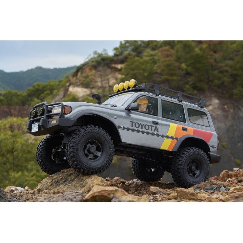 Voiture 1/10 Toyota Land cruiser 80 FCX10 scaler ARTR kit (RS version) - Grey | Ventedemodelisme.fr