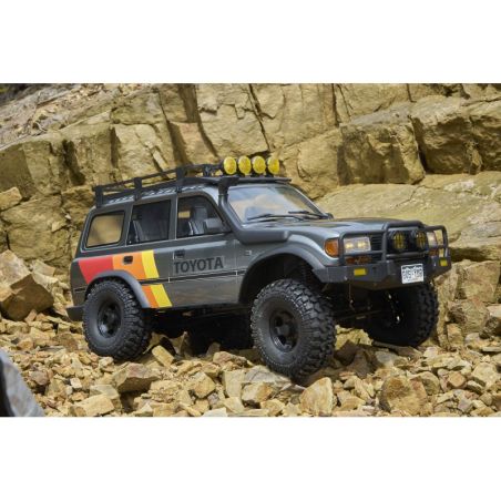Voiture 1/10 Toyota Land cruiser 80 FCX10 scaler ARTR kit (RS version) - Grey | Ventedemodelisme.fr