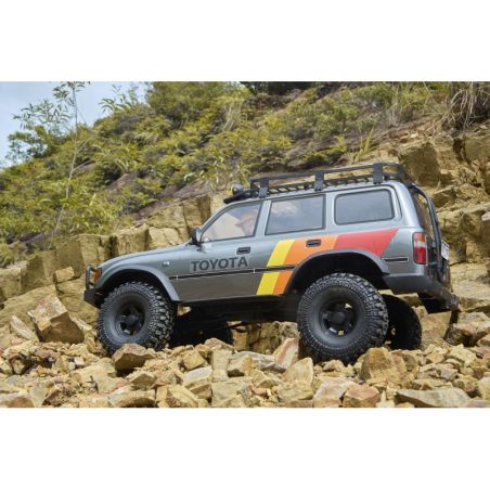 Voiture 1/10 Toyota Land cruiser 80 FCX10 scaler ARTR kit (RS version) - Grey | Ventedemodelisme.fr