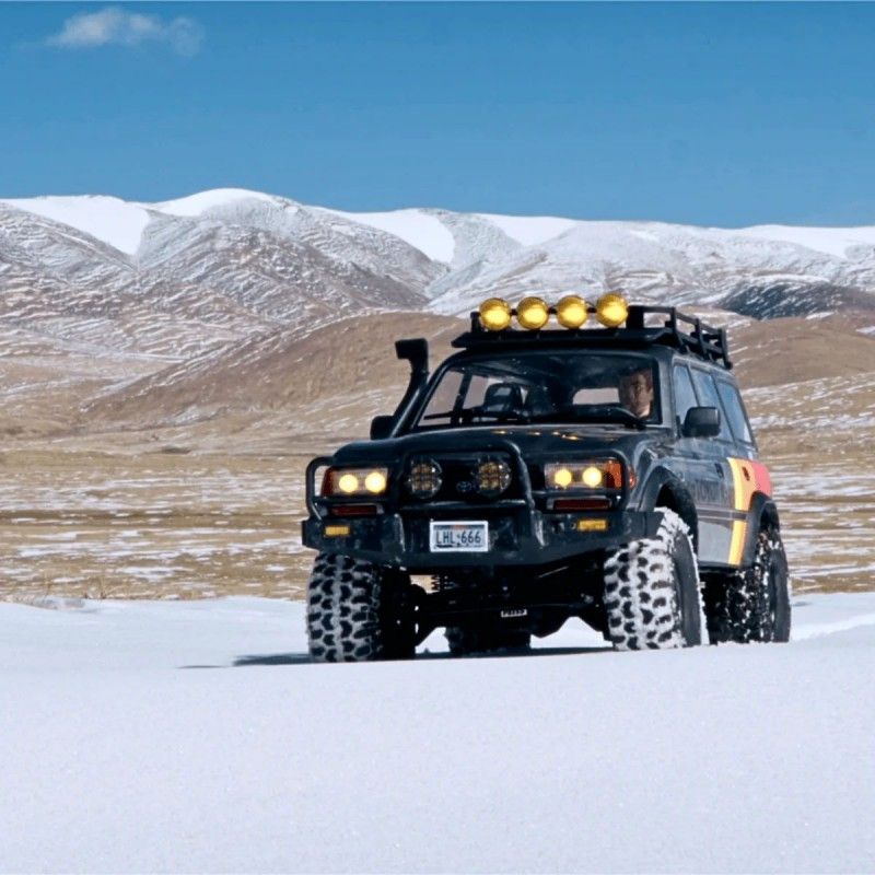 Voiture 1/10 Toyota Land cruiser 80 FCX10 scaler ARTR kit (RS version) - Grey