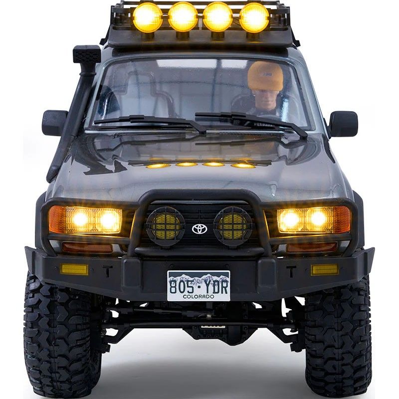 Voiture 1/10 Toyota Land cruiser 80 FCX10 scaler ARTR kit (RS version) - Grey