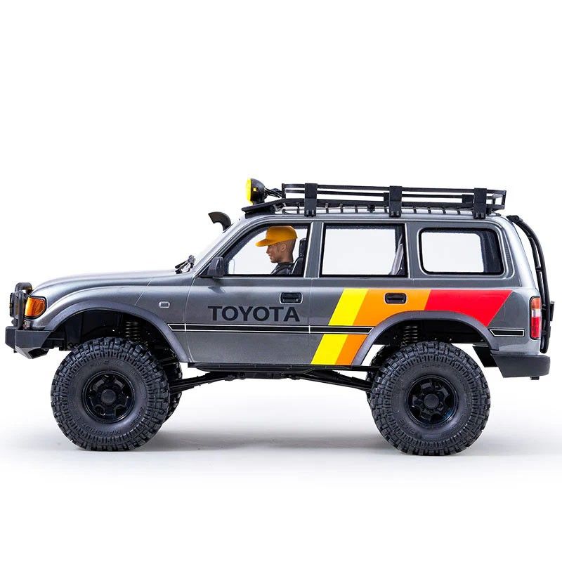 Voiture 1/10 Toyota Land cruiser 80 FCX10 scaler ARTR kit (RS version) - Grey | Ventedemodelisme.fr