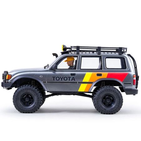 Voiture 1/10 Toyota Land cruiser 80 FCX10 scaler ARTR kit (RS version) - Grey | Ventedemodelisme.fr