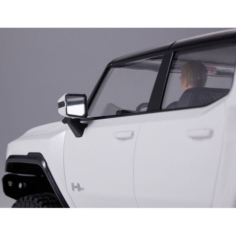 Voiture 1/18 Hummer EV FCX18 scaler RTR car kit - White