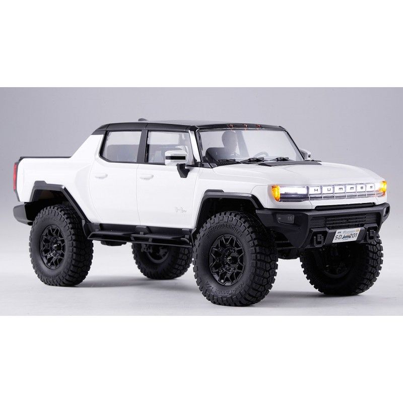 Voiture 1/18 Hummer EV FCX18 scaler RTR car kit - White