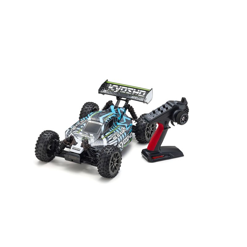 Kyosho Inferno Neo VE 4.0 1:8 RC Brushless EP Readyset - T2 White | Ventedemodelisme.fr