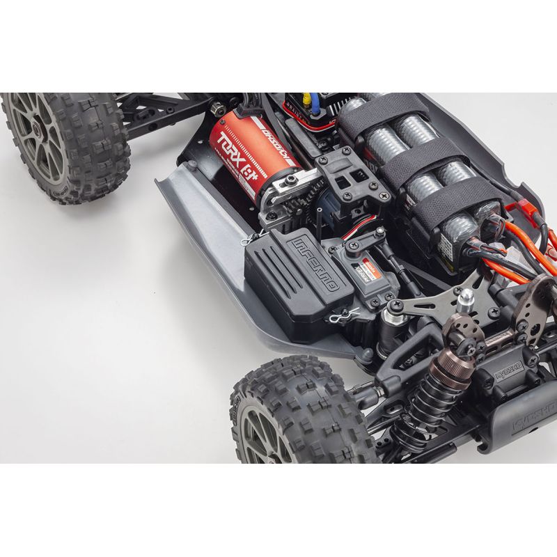 Kyosho Inferno Neo VE 4.0 1:8 RC Brushless EP Readyset - T2 White | Ventedemodelisme.fr
