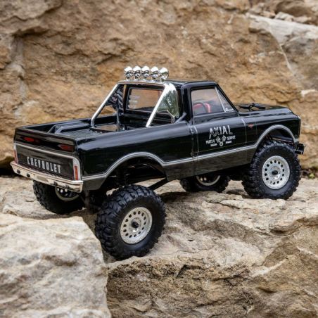 1/24 SCX24 1967 Chevrolet C10 4WD Brushed Truck RTR, Noir