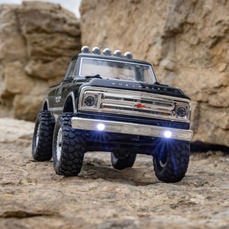 1/24 SCX24 1967 Chevrolet C10 4WD Brushed Truck RTR, Noir