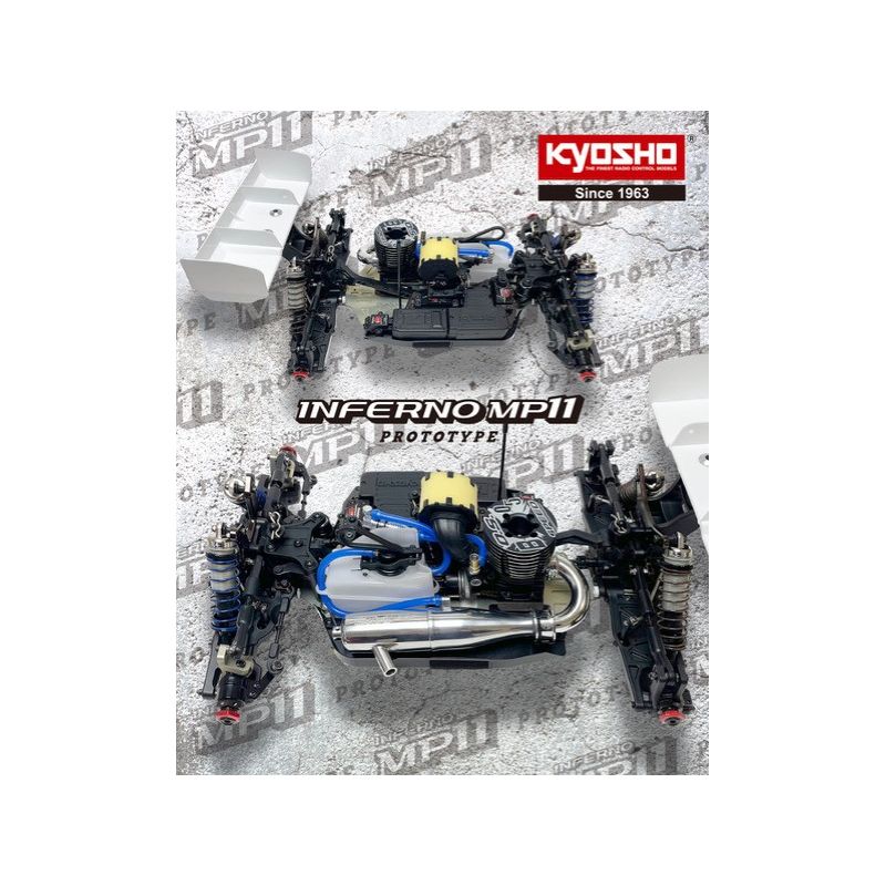 Kyosho Inferno MP11 1:8 4WD RC Nitro Buggy Kit | Ventedemodelisme.fr