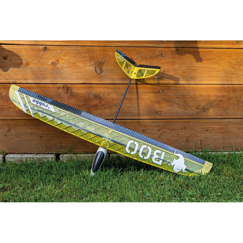 Robbe Modellsport Boo Slope Glider Jaune ARF en innovant Construction en contreplaqué