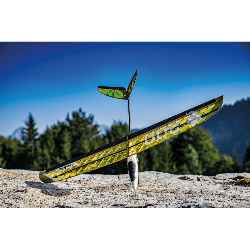 Robbe Modellsport Boo Slope Glider Jaune ARF en innovant Construction en contreplaqué