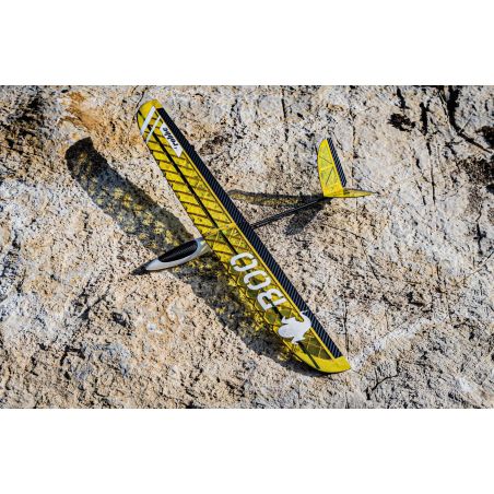 Robbe Modellsport Boo Slope Glider Jaune ARF en innovant Construction en contreplaqué