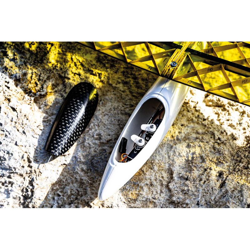 Robbe Modellsport Boo Slope Glider Jaune ARF en innovant Construction en contreplaqué