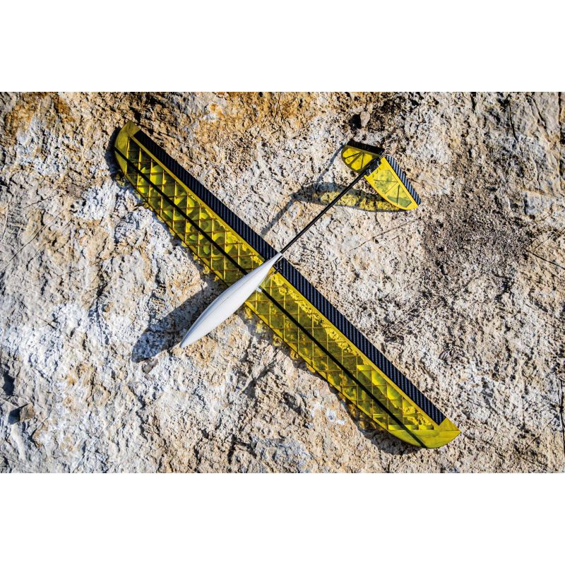 Robbe Modellsport Boo Slope Glider Jaune ARF en innovant Construction en contreplaqué