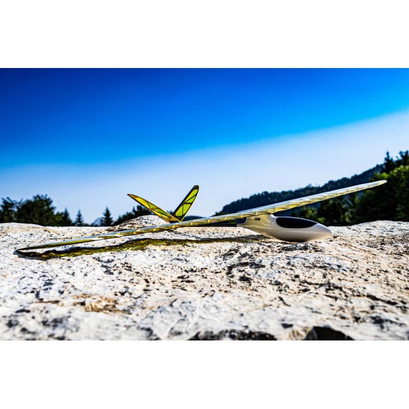 Robbe Modellsport Boo Slope Glider Jaune ARF en innovant Construction en contreplaqué