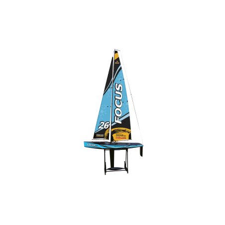 Bateau Focus III Racing Sailing Yacht 100cm RTR blue
