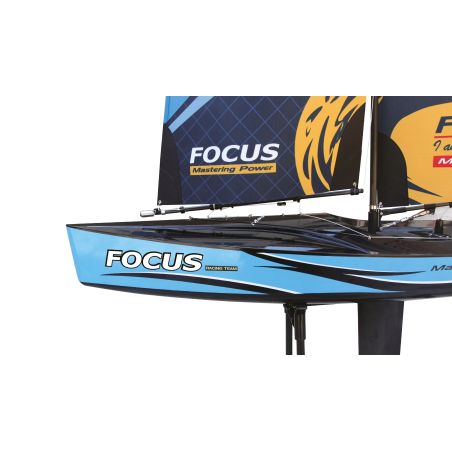 Bateau Focus III Racing Sailing Yacht 100cm RTR blue